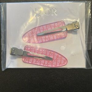 NIB Pink Dior Hair Clip GWP